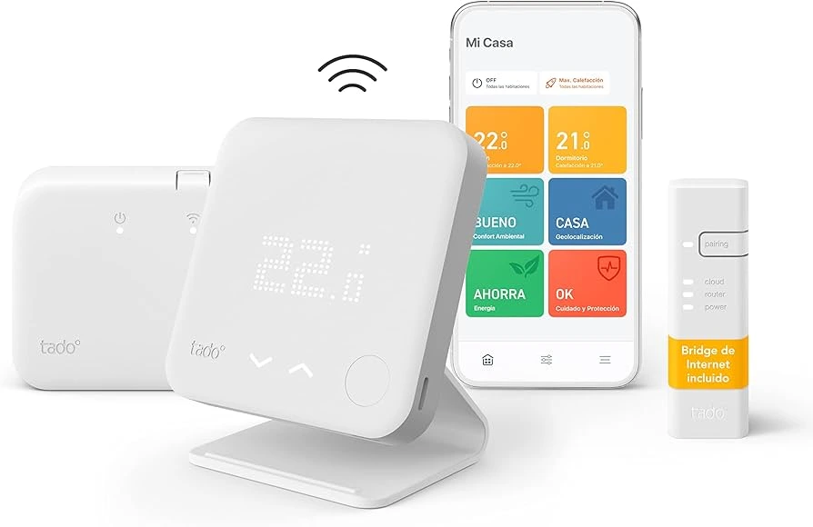 Tado Kit Inicio termostato inteligente domótica barata
